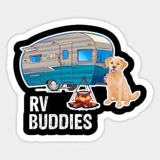 Labrador Dog Rv Buddies Pet Lovers Funny Camping Camper Sticker